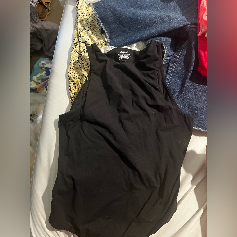 Skims high neck bodysuit